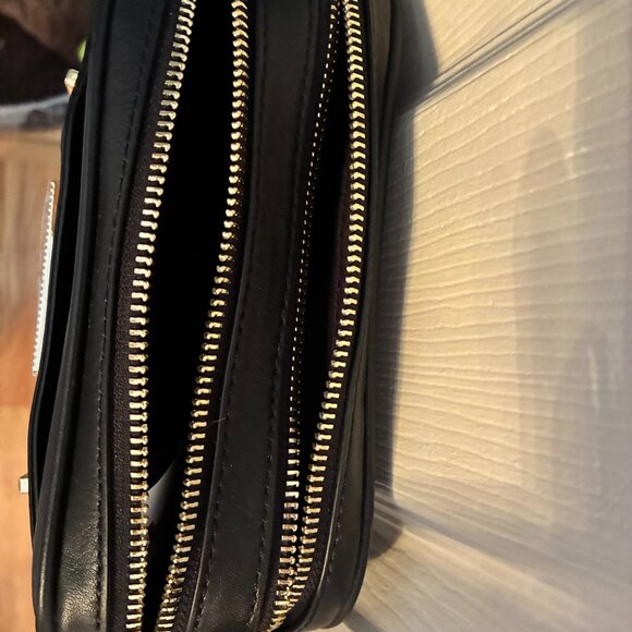 Ted Baker London - Black Leather Crossbody Purse - NWT - Picture 11 of 12